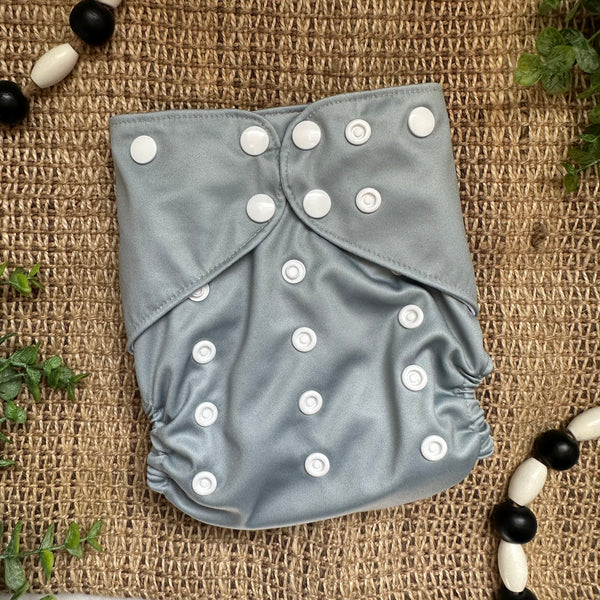 Earthy Neutral Solids Collection OS Pocket Diaper