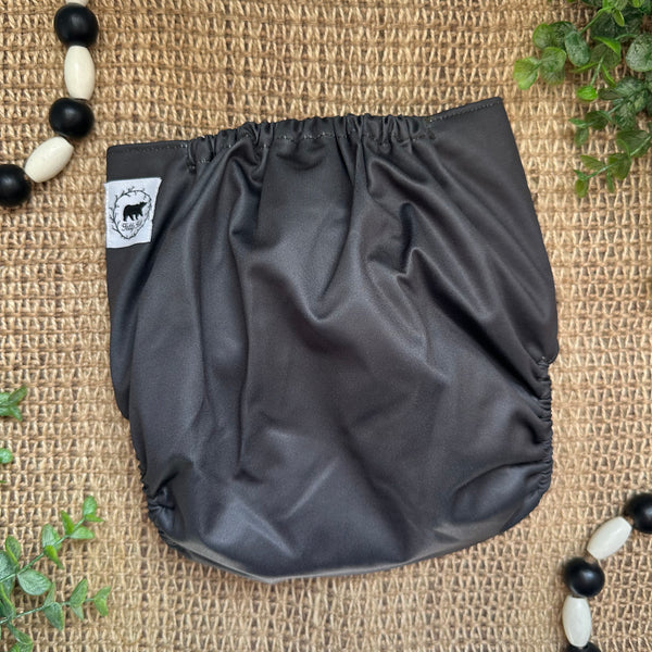 Earthy Neutral Solids Collection XL Pocket Diaper
