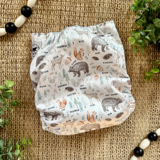 Woodland Walk OS Pocket Diaper