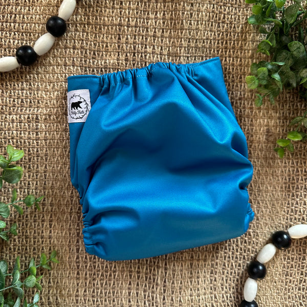 Tranquil Tropics Solid Collection OS Pocket Diaper