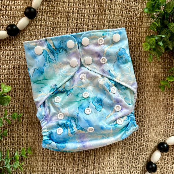 Blissful Tides OS Pocket Diaper