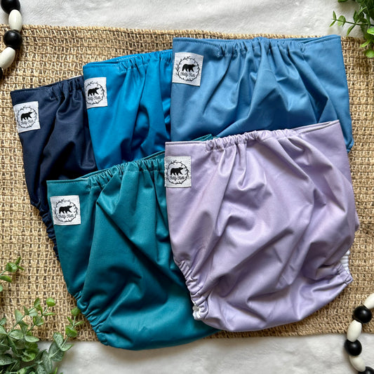 Tranquil Tropics Solid Collection XL Pocket Diaper