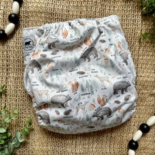 Woodland Walk XL Pocket Diaper