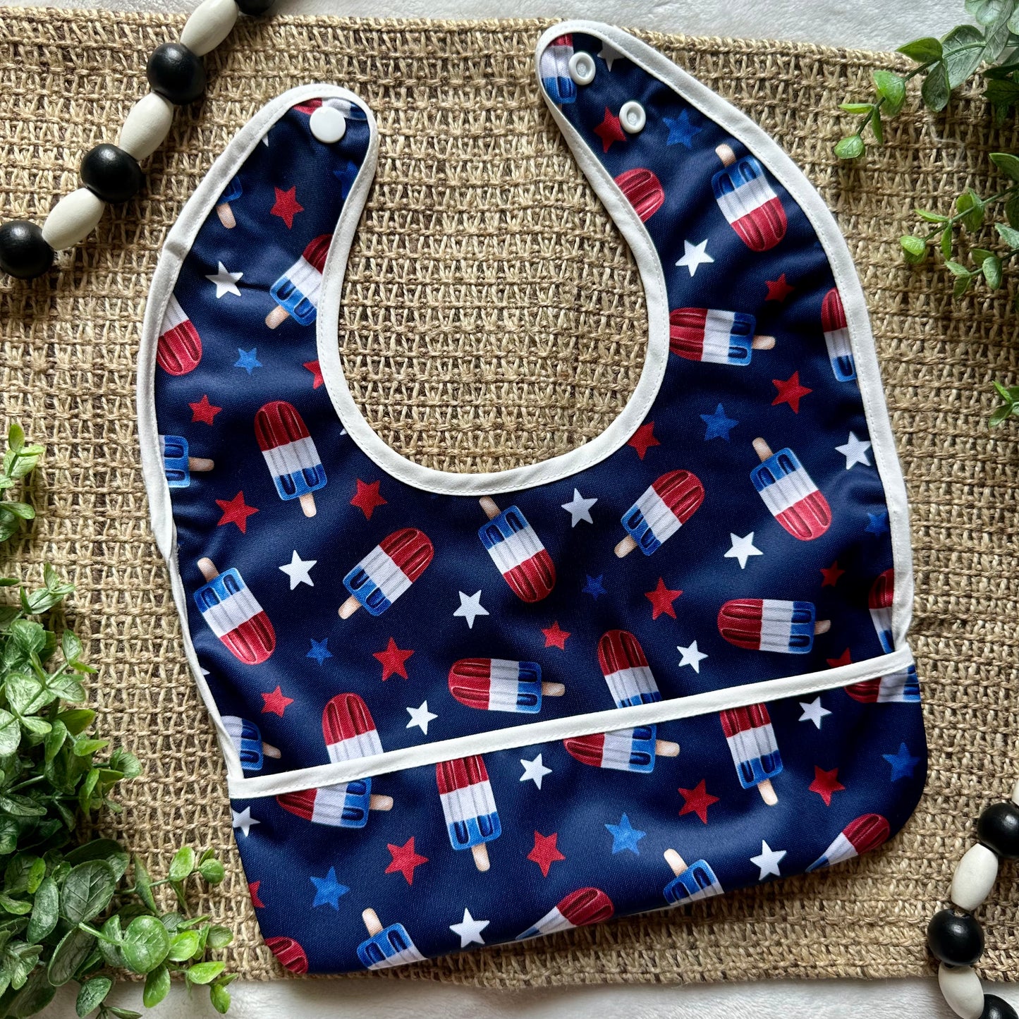 Firecracker Flip Pocket Bib