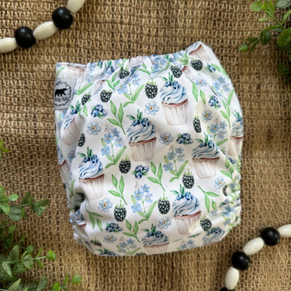 Berry Blue Bliss  OS Pocket Diaper