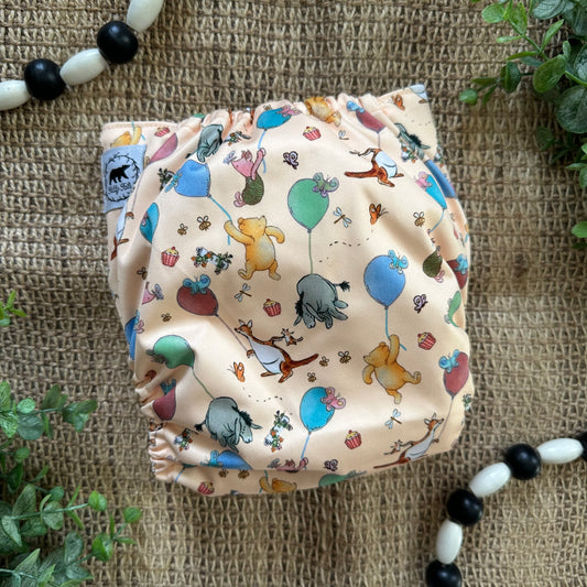 Hundred Acre Celebration OS Pocket Diaper