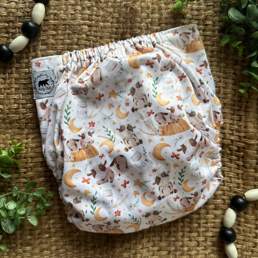 Dairy Dreams XL Pocket Diaper *THICK BACK ELASTIC*