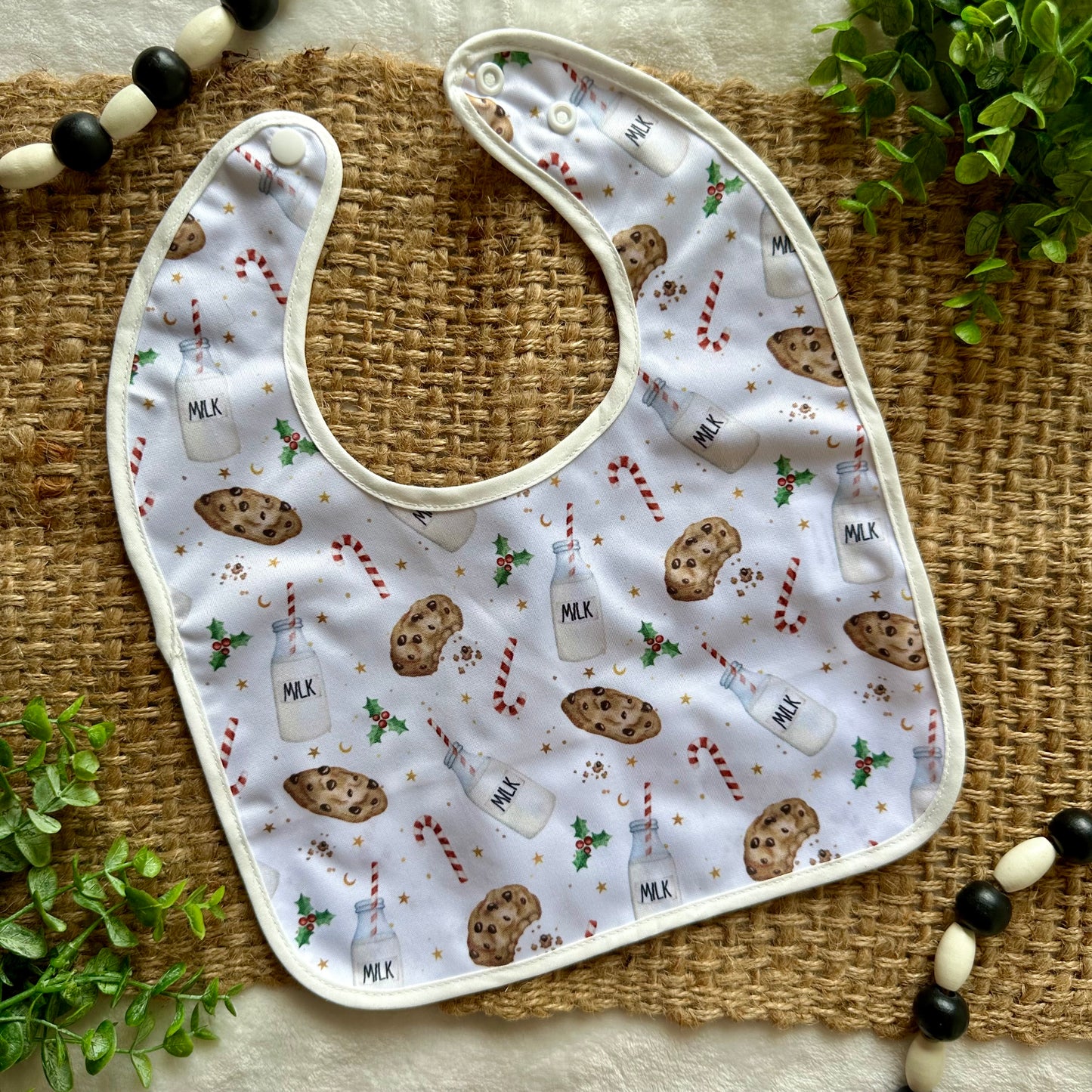 Milk & Cookie Magic Flip Pocket Bib