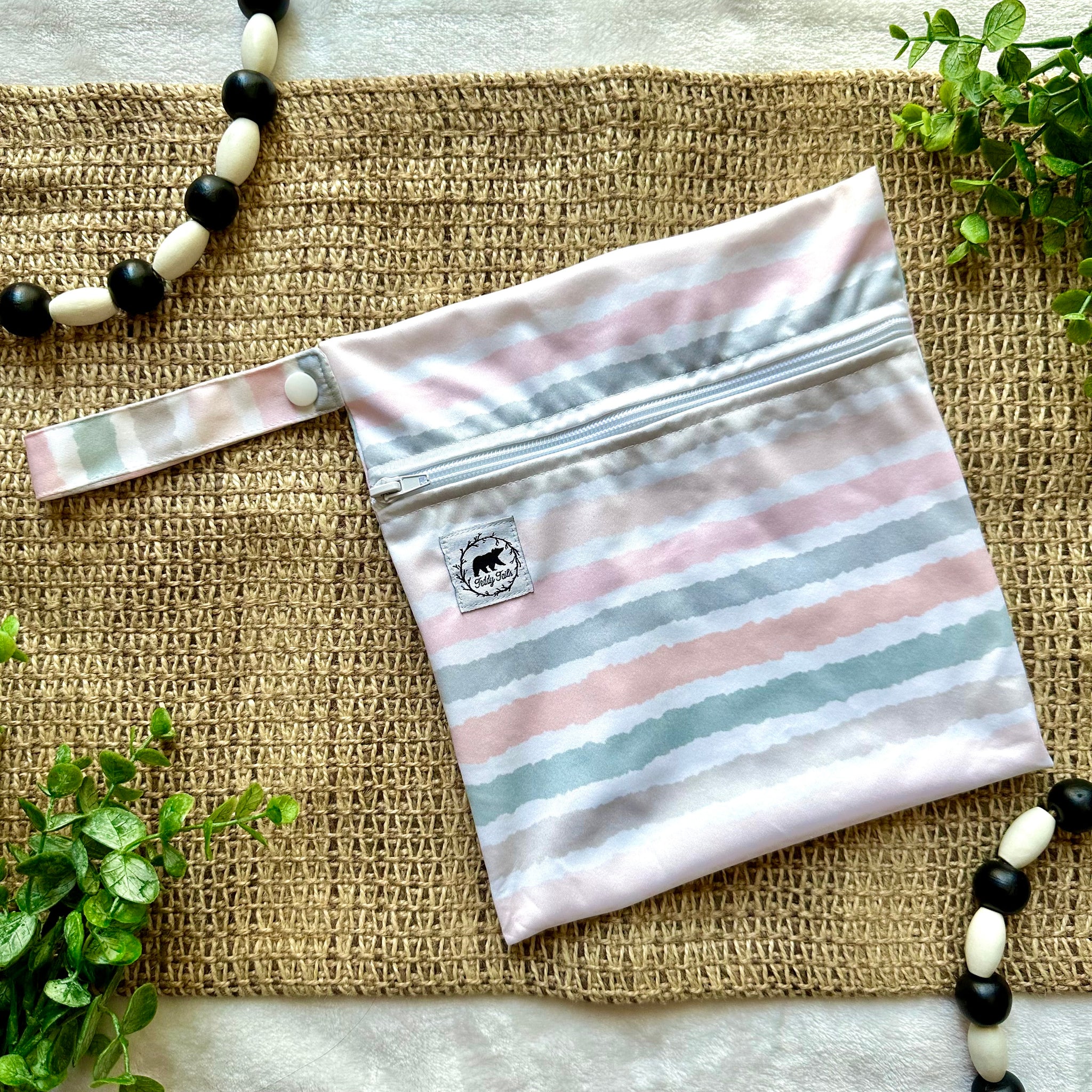 Squeeze The Day Stripes Mini Wet Bag (In Stock)