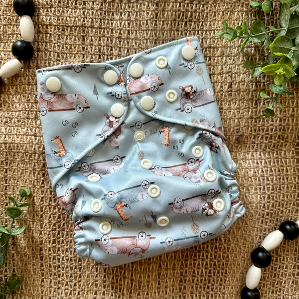Beep! Beep! OS Pocket Diaper (In Stock)