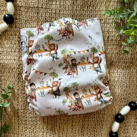 Woodland Cheers OS Pocket Diaper (In Stock)