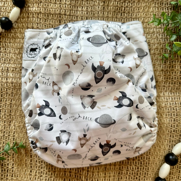To The Moon & Back XL Pocket Diaper (In Stock)