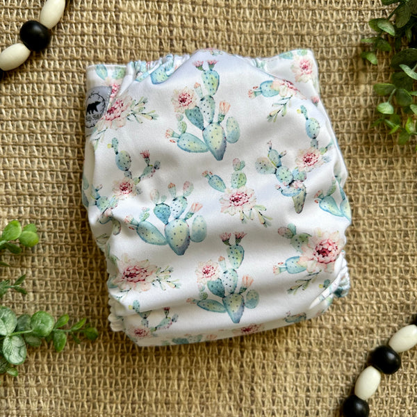 Angel Wings Blossom Re-Run OS Pocket Diaper (In Stock)