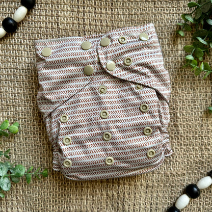 Boho Moons Mini Collection OS Pocket Diaper (In Stock)