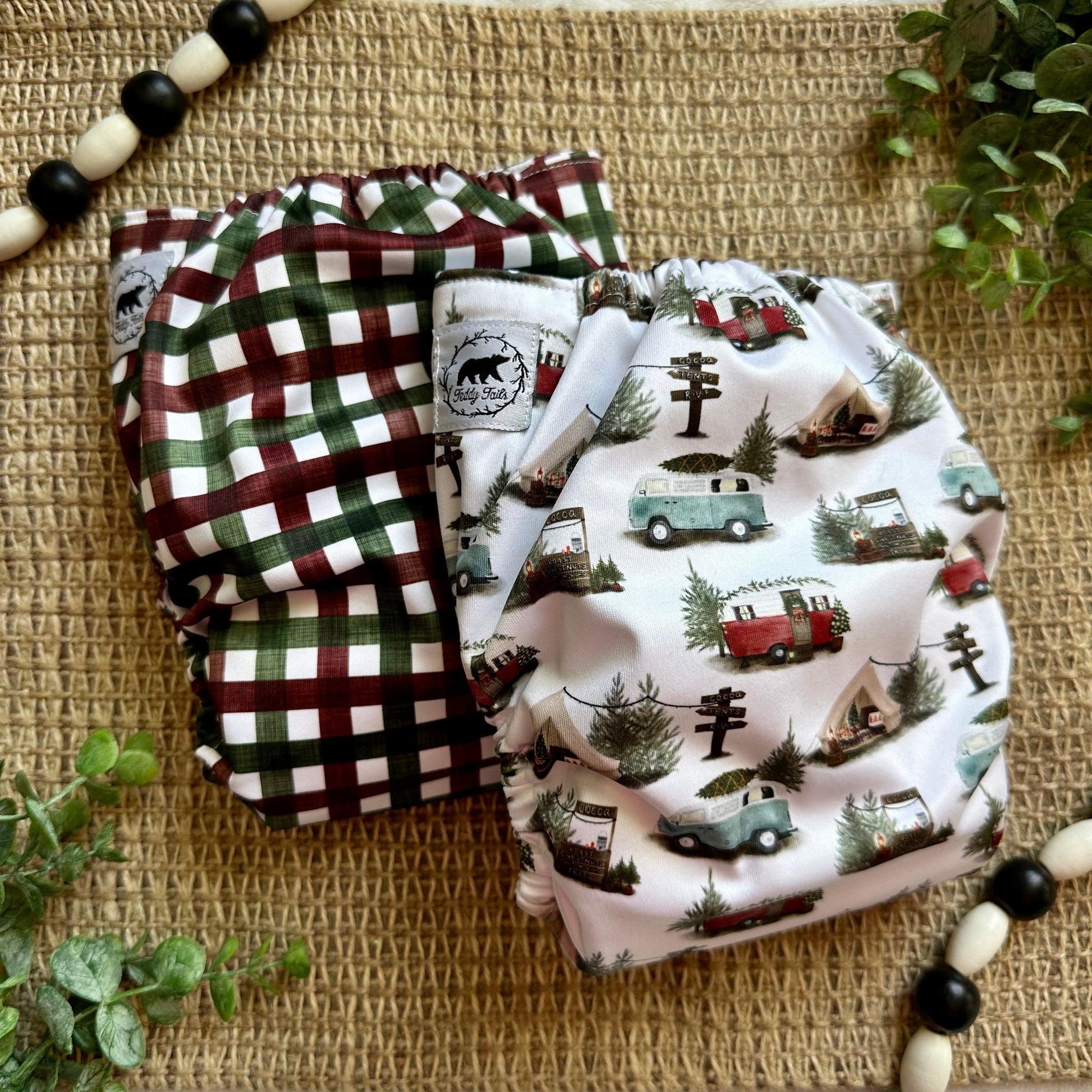 Holiday Glamping Duo OS Pocket Diaper (In Stock)