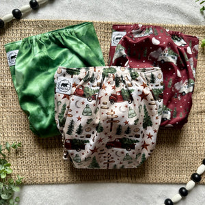 Among The Evergreens Mini Collection XL Pocket Diaper (In Stock)