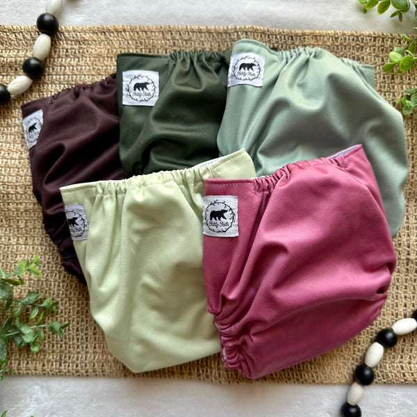 Chesnok Clove Solids Collection OS Pocket Diaper (In Stock)