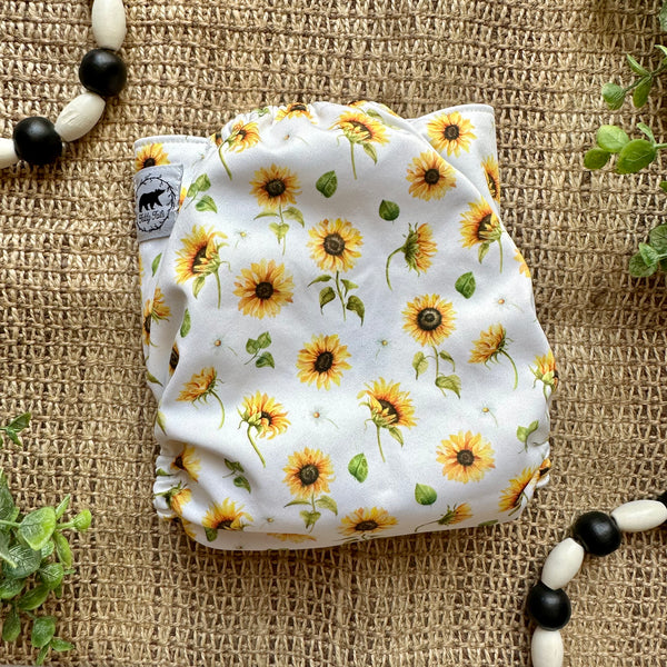 Honeybee Blooms Mini Collection OS Pocket Diaper (In Stock)