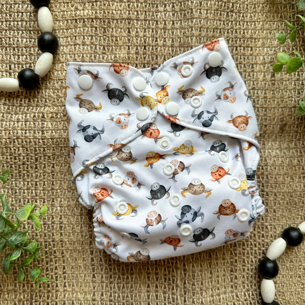 On The Farm Mini Collection OS Pocket Diaper (In Stock)