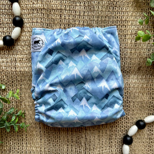 Frosty Mountains OS Pocket Diaper (In Stock)