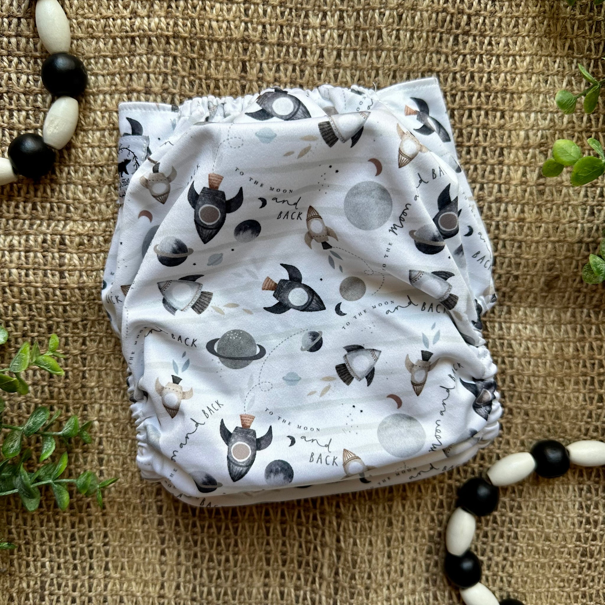 To The Moon & Back OS Pocket Diaper (In Stock)