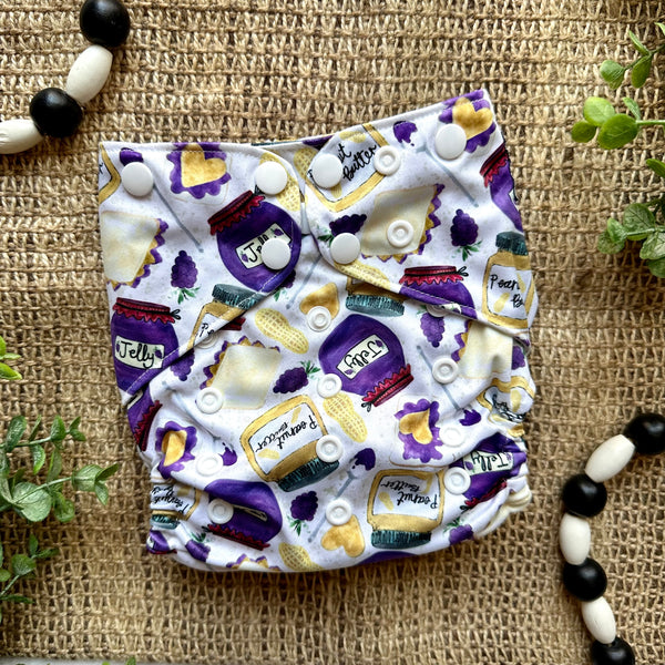 Life's A Picnic Mini Collection OS Pocket Diaper (In Stock)